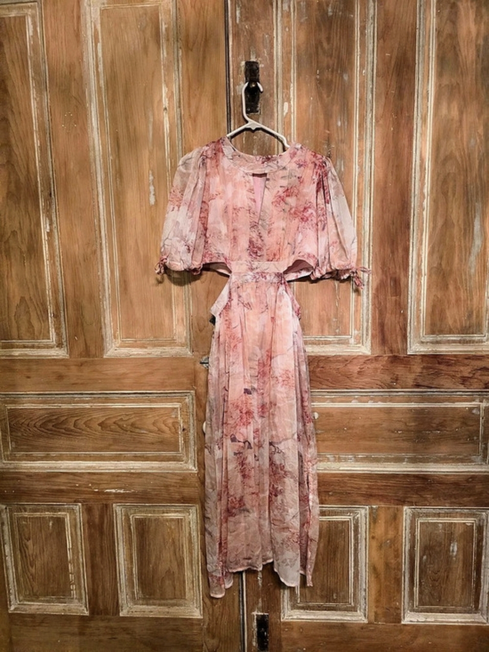 Floral Maxi Dress in Pink Like New